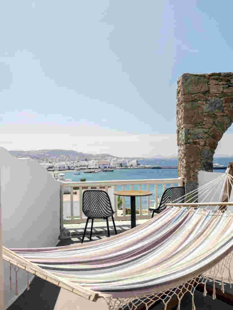 η θέα απο το ξενοδοχείο του yalos