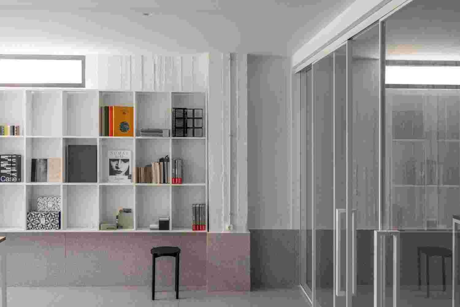 Part of the basement library