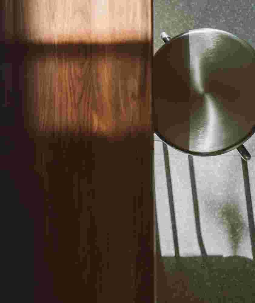 Wood and concrete textures in the office.